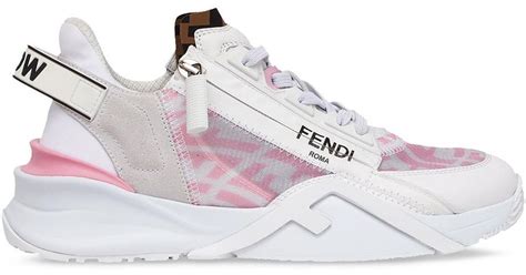 fendi sneakers pink|Fendi flow sneakers women's.